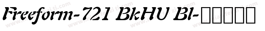 Freeform-721 BkHU Bl字体转换